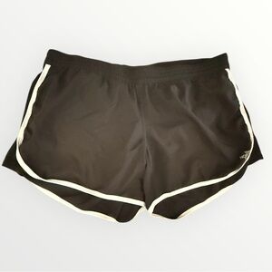 The North Face Black Athletic Shorts with White Accents